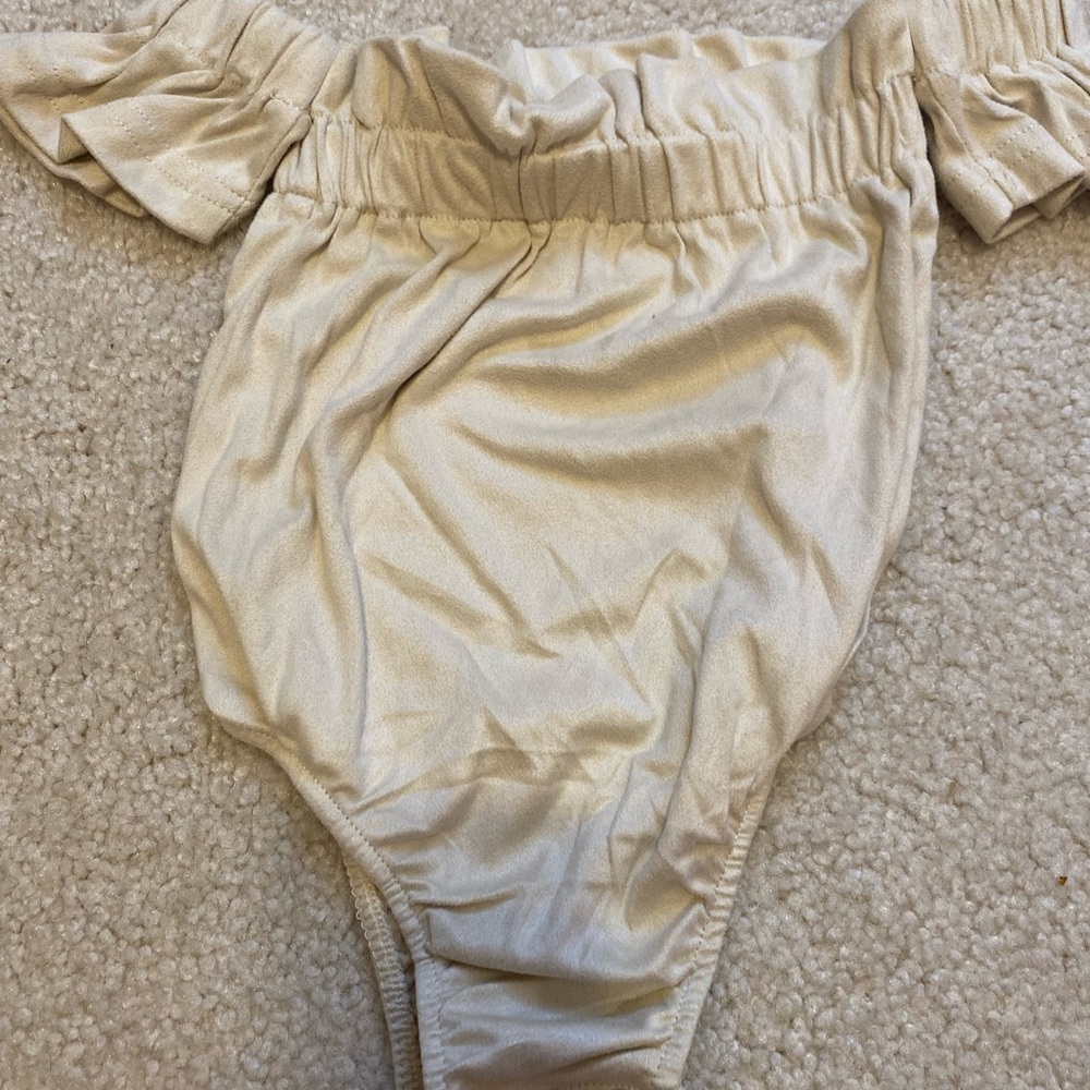 Off shoulder onesie